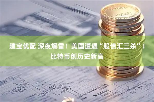 建宝优配 深夜爆雷！美国遭遇“股债汇三杀”！比特币创历史新高